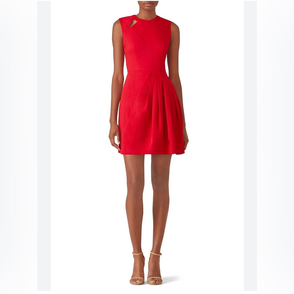 Nanette Lepore Christmas Party Red Monroe Dress (A133)